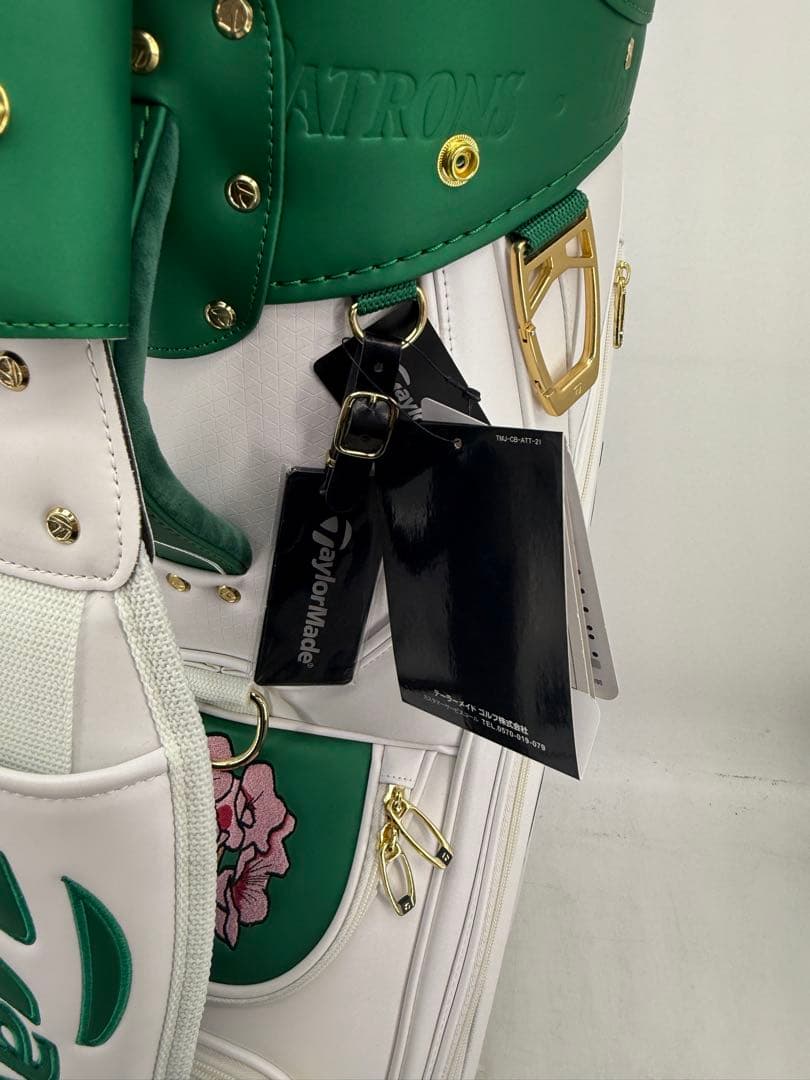 TaylorMade キャディバッグ ホワイト/グリーン21年マスターズ - メルカリ