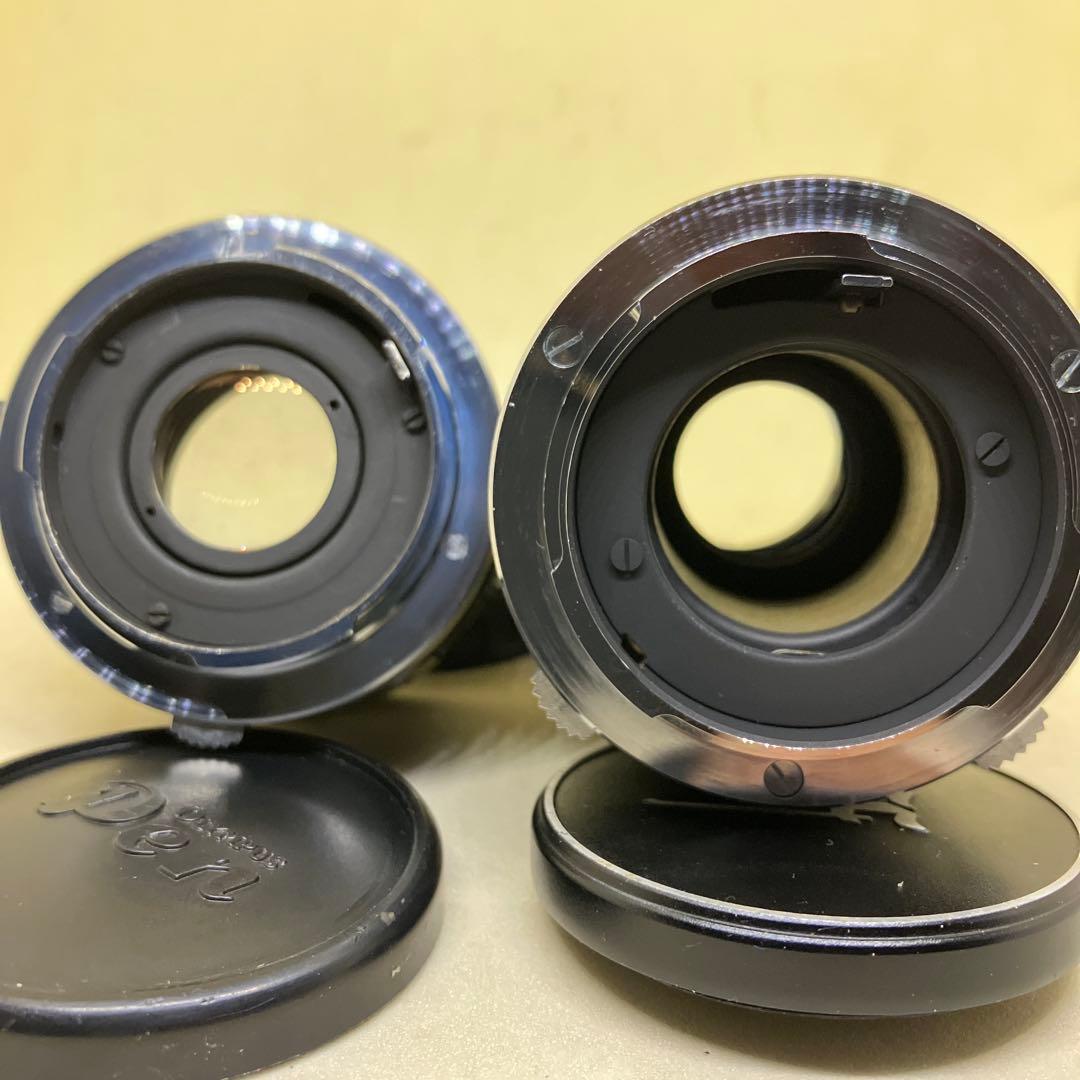 OLYMPUS-PEN F(露出計付)と38mm、100mmの2本セットです。 - メルカリ