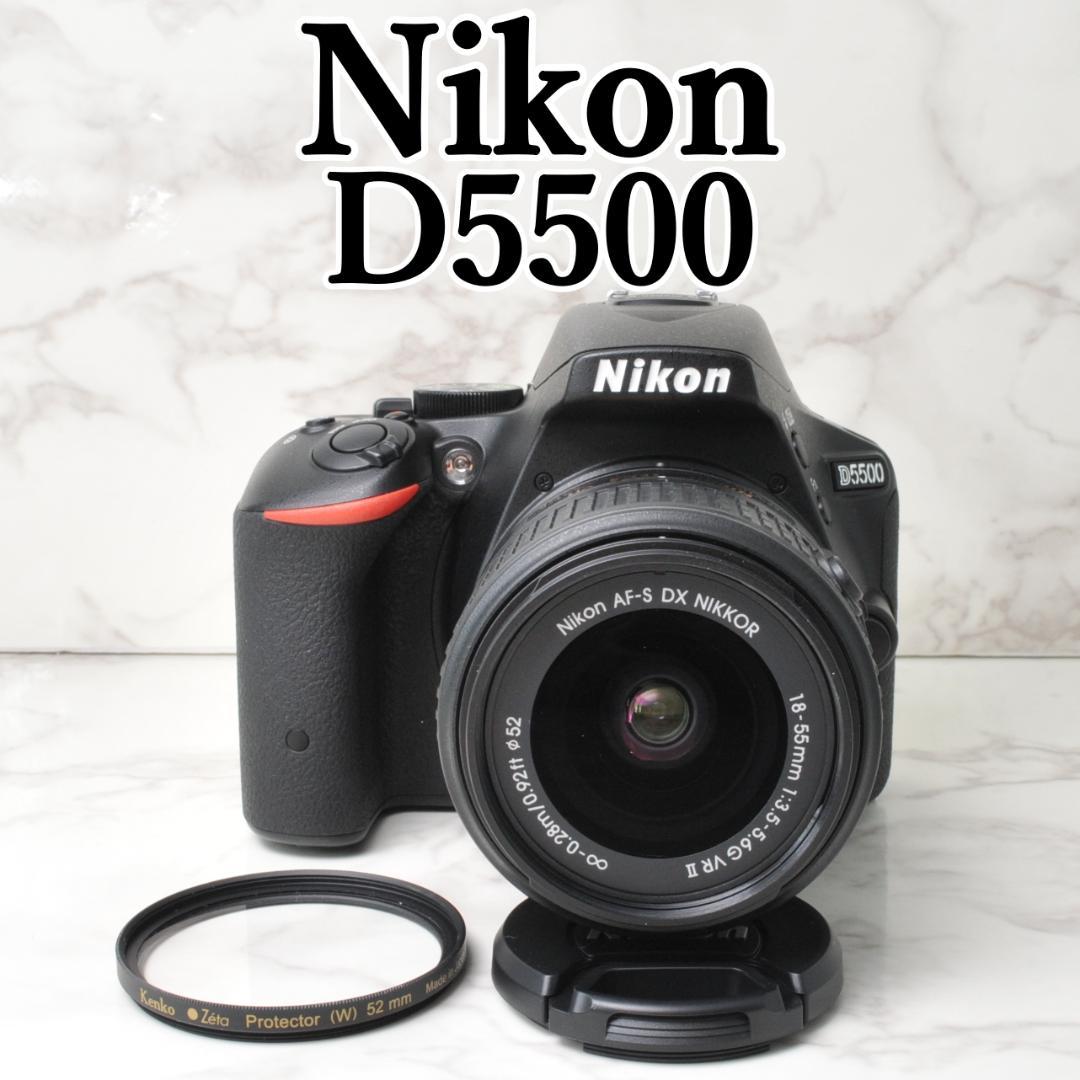 美品 ショット数新品級❣️Nikon D5500⭐️Wi-Fi スマホ転送 高画質 Yahoo!オークション - 「スマホ」デジタルカメラ (カメラ、光学機器