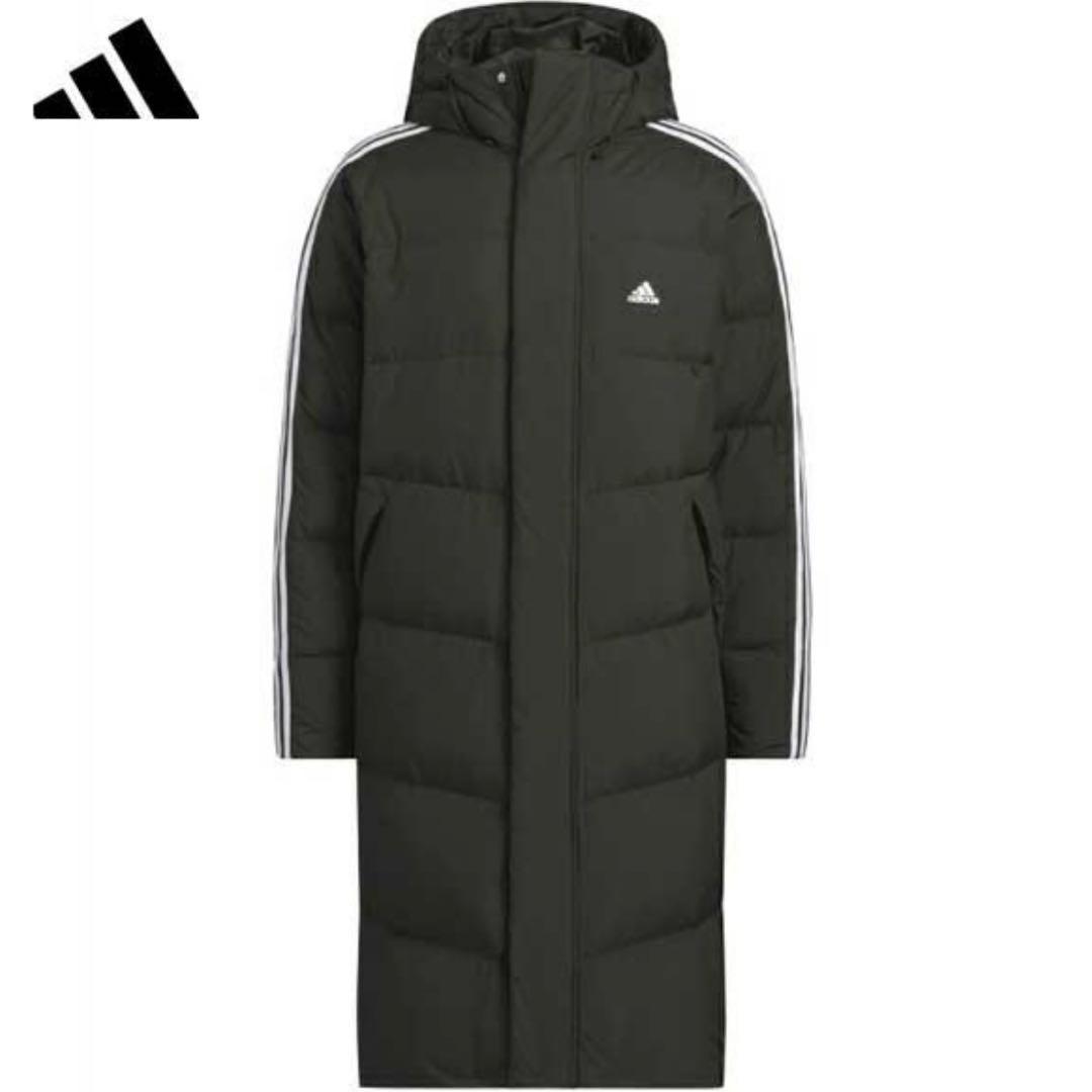 【新品値札付き】adidas メンズ　ダウンコート ベンチコート　ダックダウン 楽天市場】アディダス ベンチコート ダウンコート メンズ 3S ロング