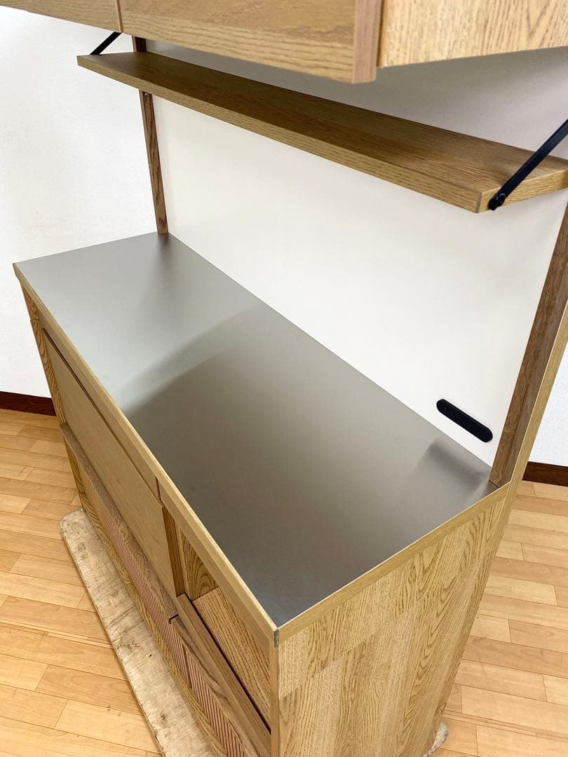 アウトレット品 unico DIFE ウニコ ディフェ キッチンボード 食器棚