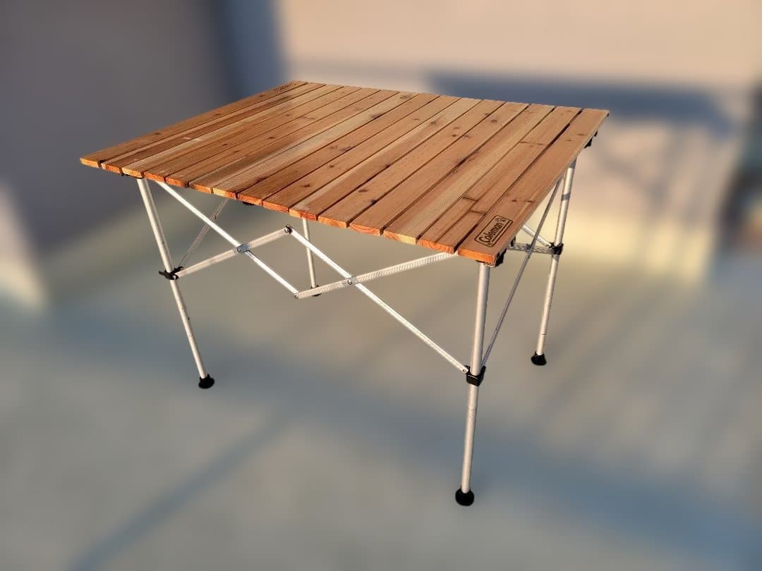 テーブル・チェア・ハンモック ColemanNaturalWoodRollTable90 チェアハンモック ナチュラル | ET-OT003-11-G106 | ハンモック・蚊帳