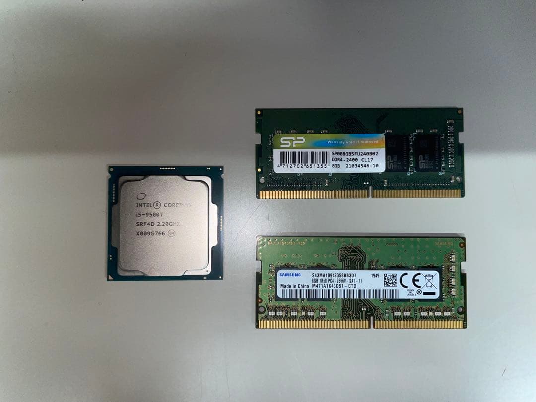 Intel CPU i5-9500TとDDR4-8GB 2枚セット Core i5-8400 BOX BX80684I58400 intel 第8世代 インテル Core LGA1151