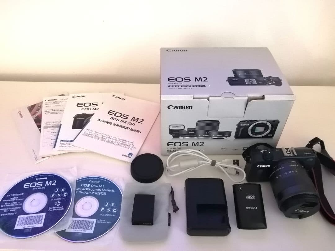 Canon EOS M2 ミラーレス一眼カメラ EOS M2 ダブルレンズキット キヤノン EOS M2 ダブルレンズキット ベイブルー | ミラーレス一眼