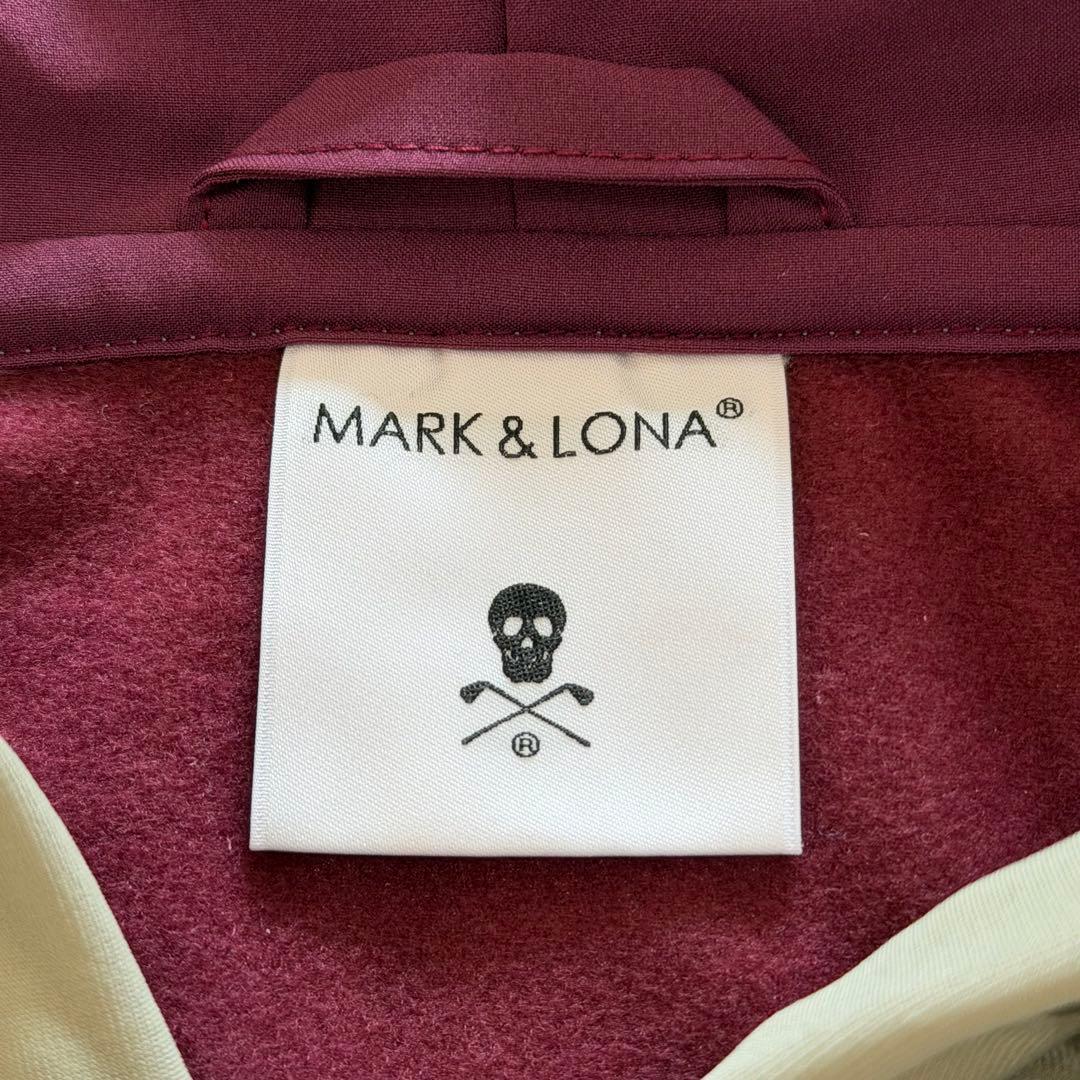 マークアンドロナ ジップパーカー スカル ストレッチ グリーン系