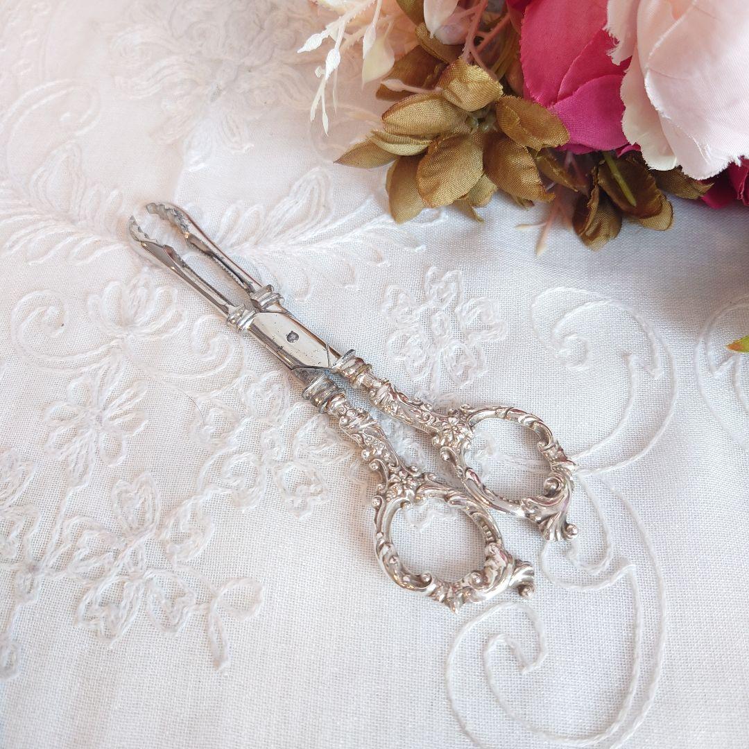 イギリス　アンティーク　シュガートング　アイストング　シュガーニップス イギリス アンティーク シュガートング シルバープレート 銀メッキ