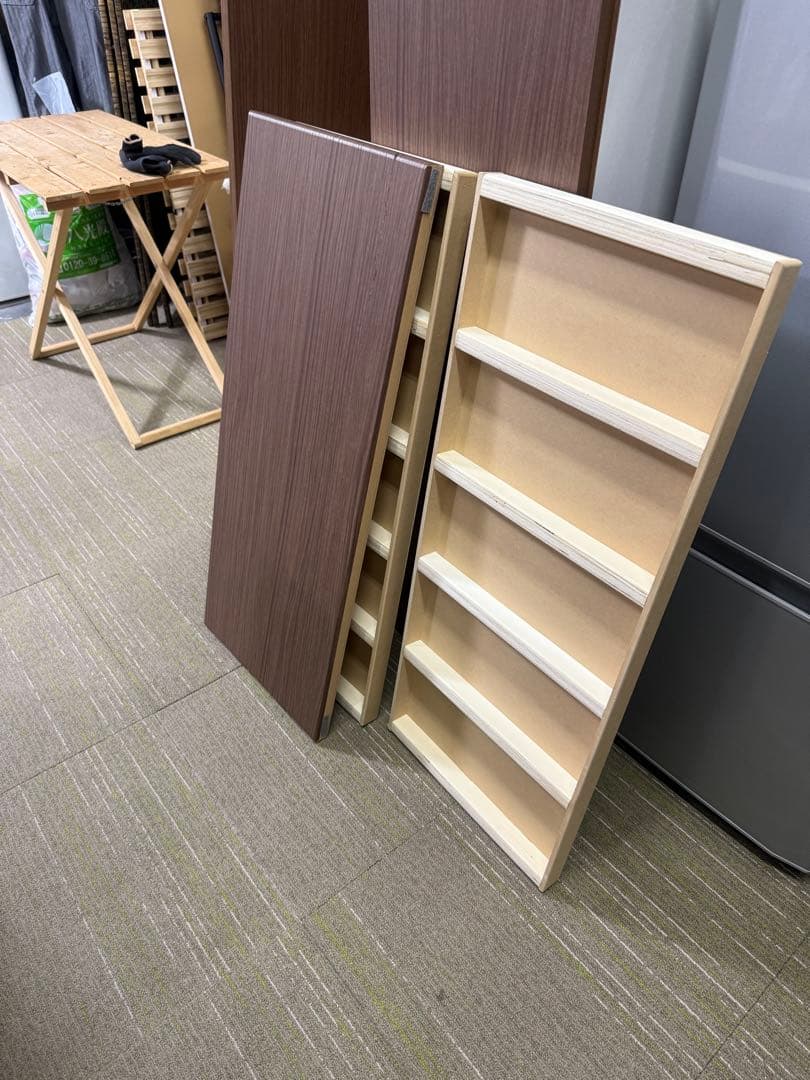 美品】ニトリ シングルベッドフレーム ジオ チェスト40J MBR 板下収納