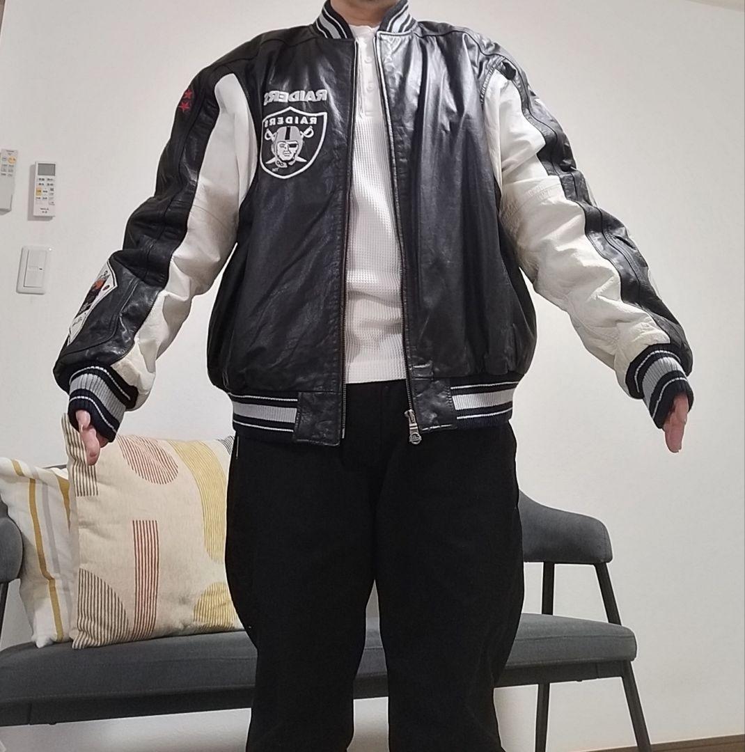 超希少モデル】カールバンクス レイダース刺繍 レザージャケットXL