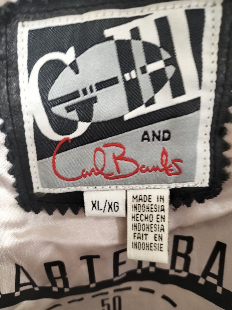 超希少モデル】カールバンクス レイダース刺繍 レザージャケットXL