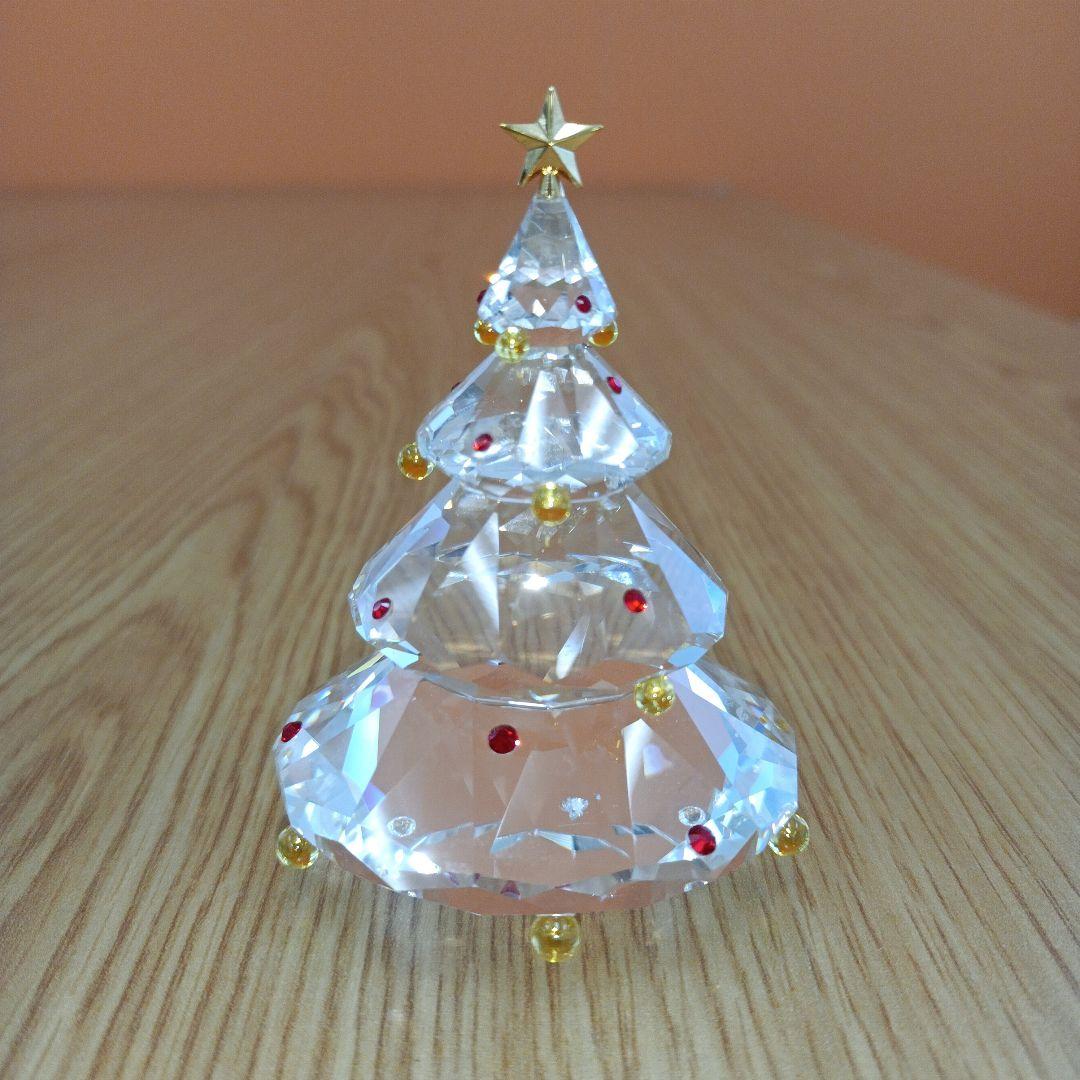 スワロフスキー クリスマスツリー 置物 オブジェ インテリア雑貨