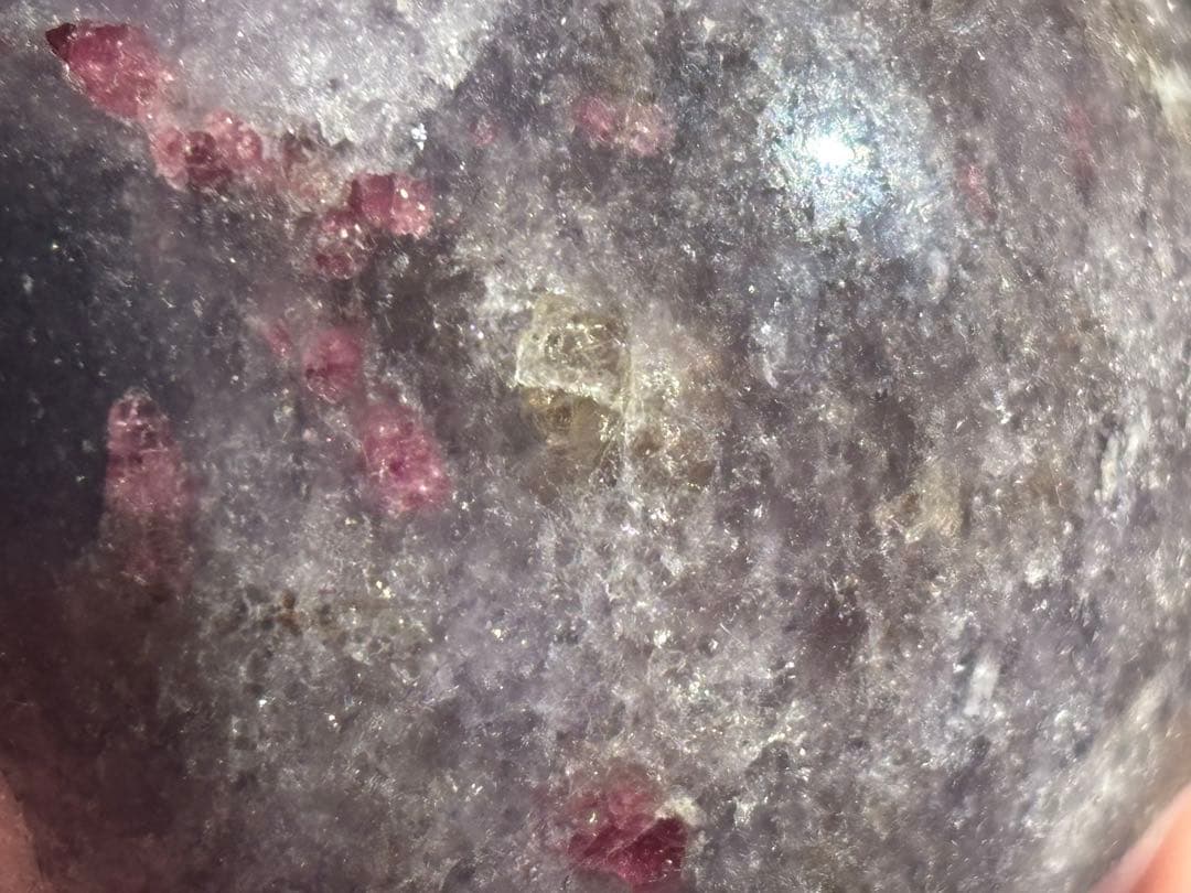 《キラキラ大玉＊ユニコーン・ストーン＊スフィア・台座付き》