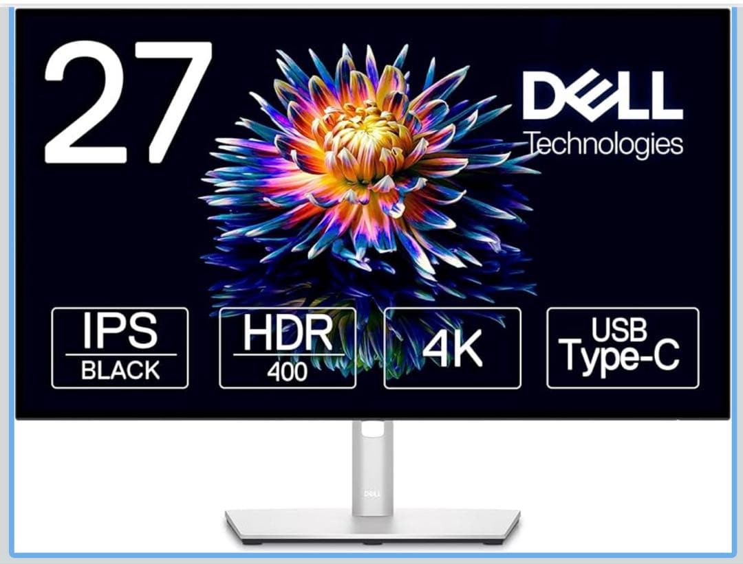DELL 4Kモニター　27インチ　U2723qx 27