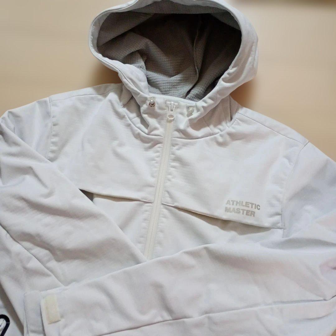 マスターバニーメンズパーカーサイズL 超美品】マスターバニー パーカー 黒×白 裏メッシュ ビッグロゴ