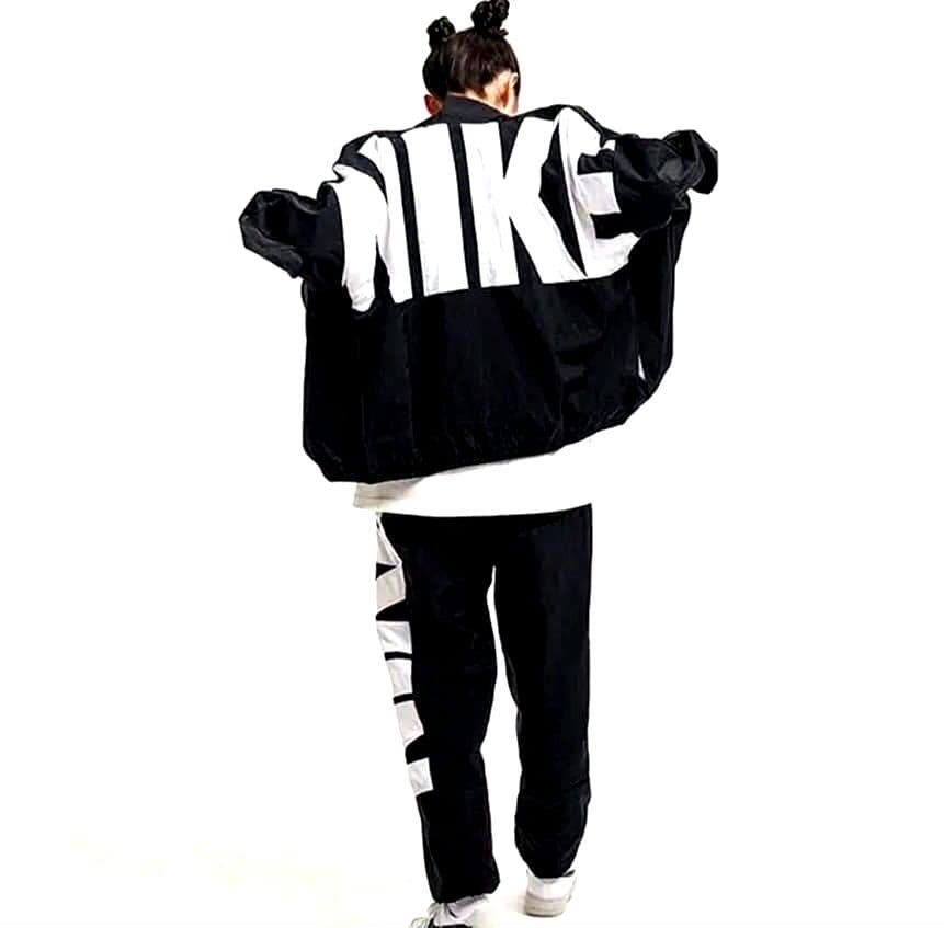 NIKE ビッグ スウッシュ ウーブン セットアップ ビッグロゴ ナイロン