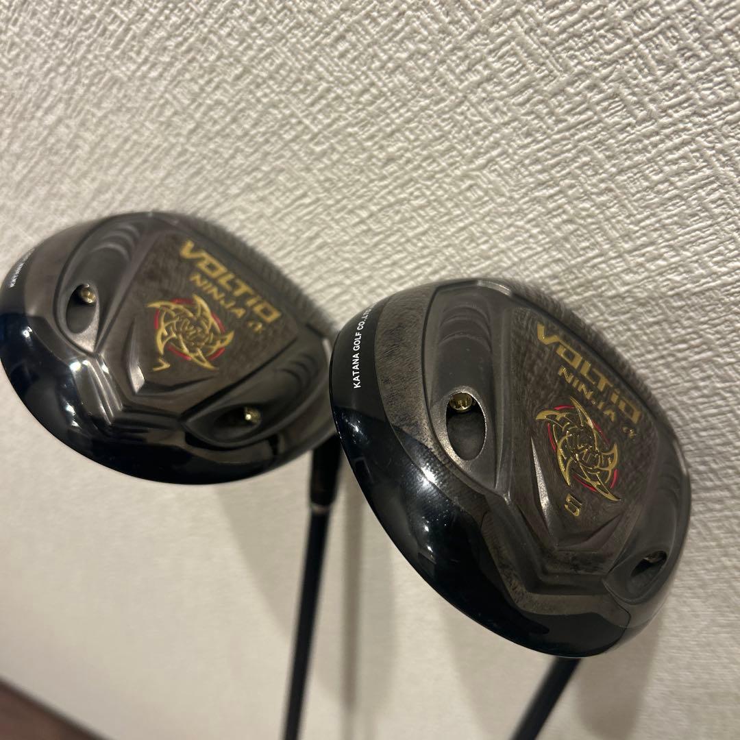 VOLTIO NINJA α 5w 7w フェアウェイウッド2本セット VOLTIO NINJA カタナ ゴルフ KATANA GOLF ボルティオ ニンジャ PREMIUM