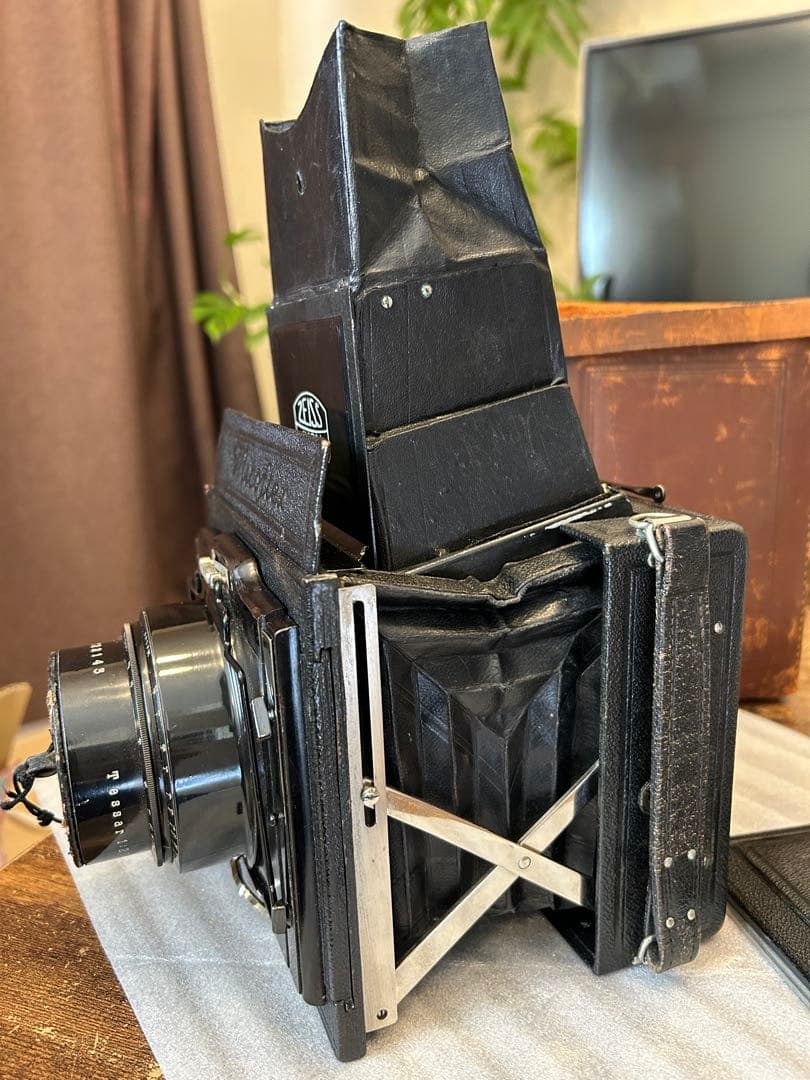 【激珍品レンズ】 テッサー 16.5cm f2.7 &ミロフレックス蛇腹カメラ