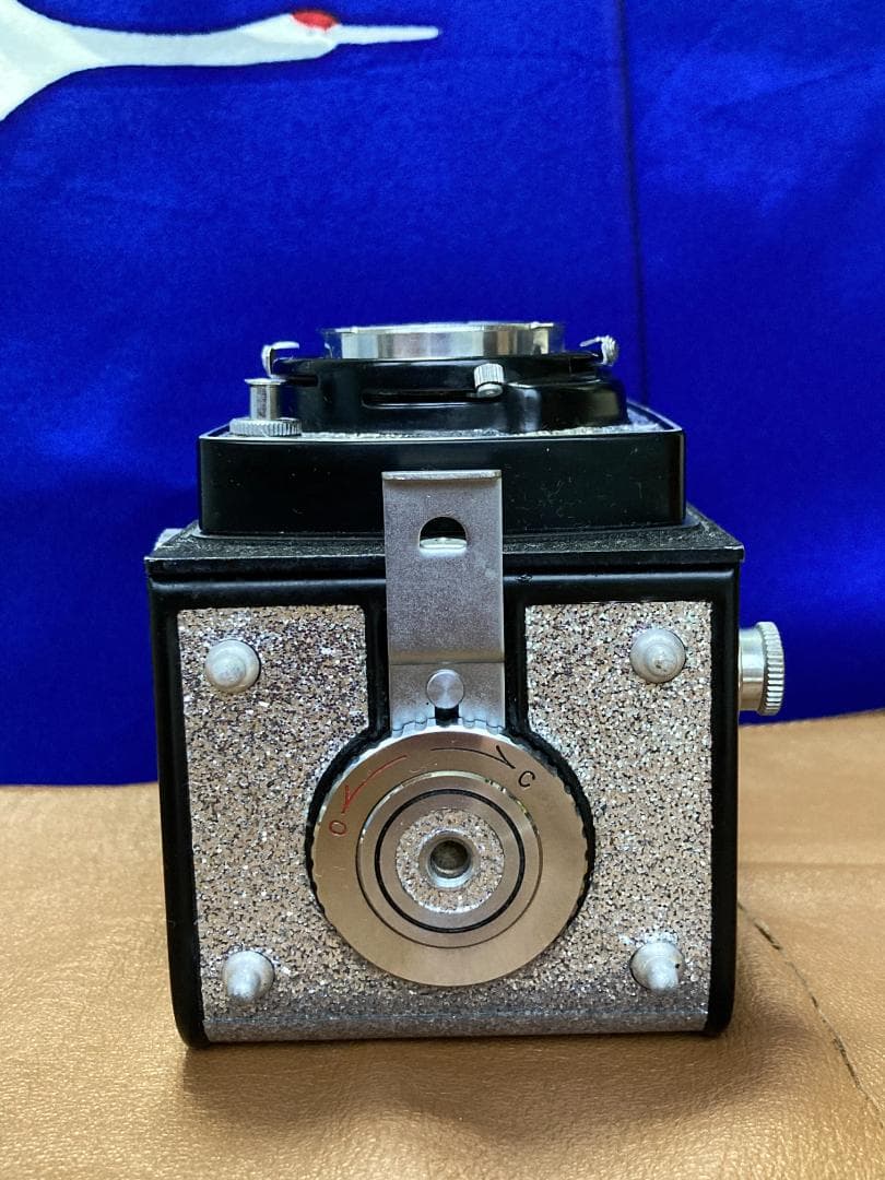 整備済 YashicaFlex C ミラー交換・動作良好 美しい外装の二眼レフ
