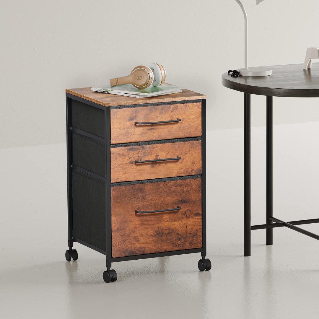 茶 使い勝手抜群 キャビネット デスクワゴン 3段収納 楽天市場】【クーポン777円OFF☆】デスクワゴン プリンター台