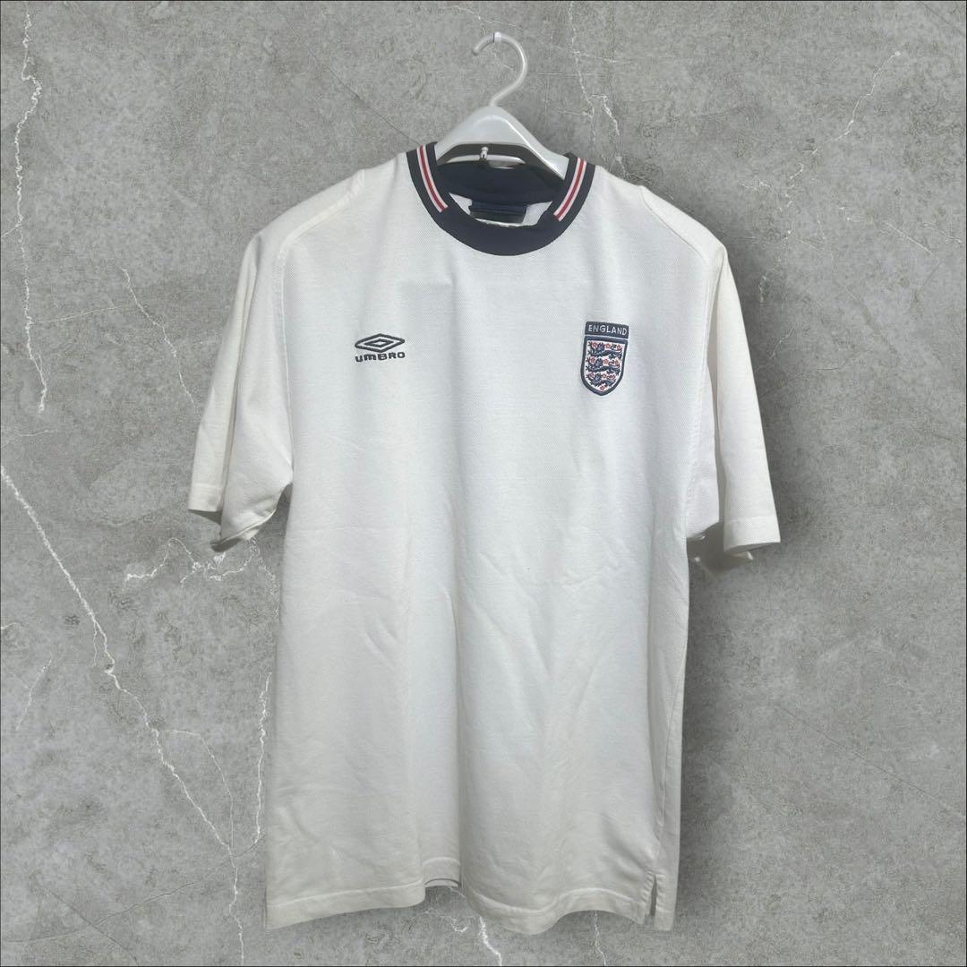 アンブロ イングランド サッカー 代表 Tシャツ XL - メルカリ