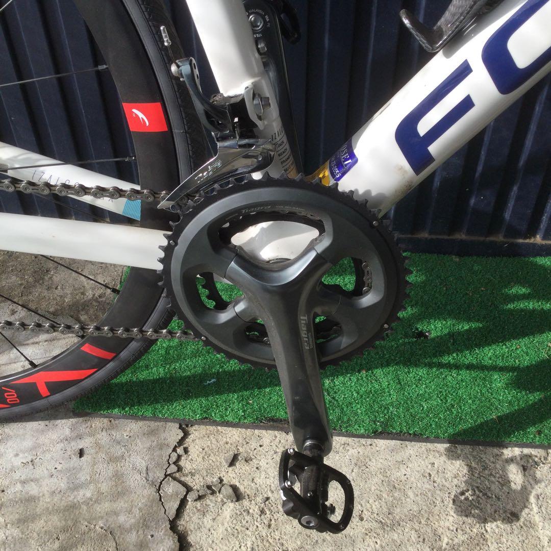 FOCUS ロードバイク ホワイト フルクラムホイール 引き取り限定 - メルカリ