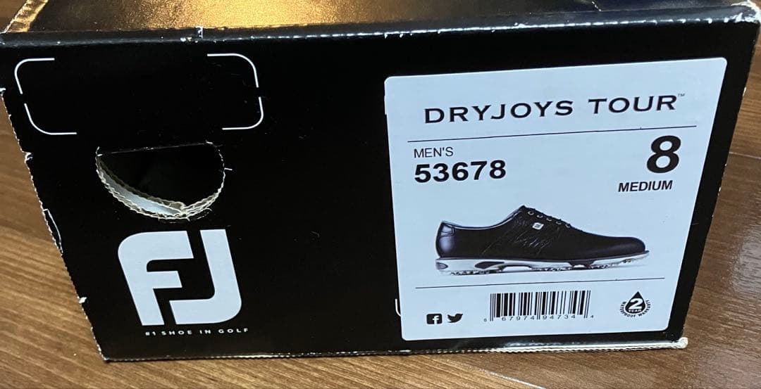 【廃盤】FootJoy DRYJOYS TOUR クロコ本革 26.0cm 新品