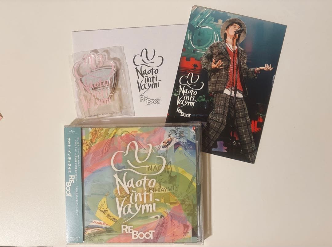 新品未開封 ナオト・インティライミ アルバム REBOOT アクリルスタンド