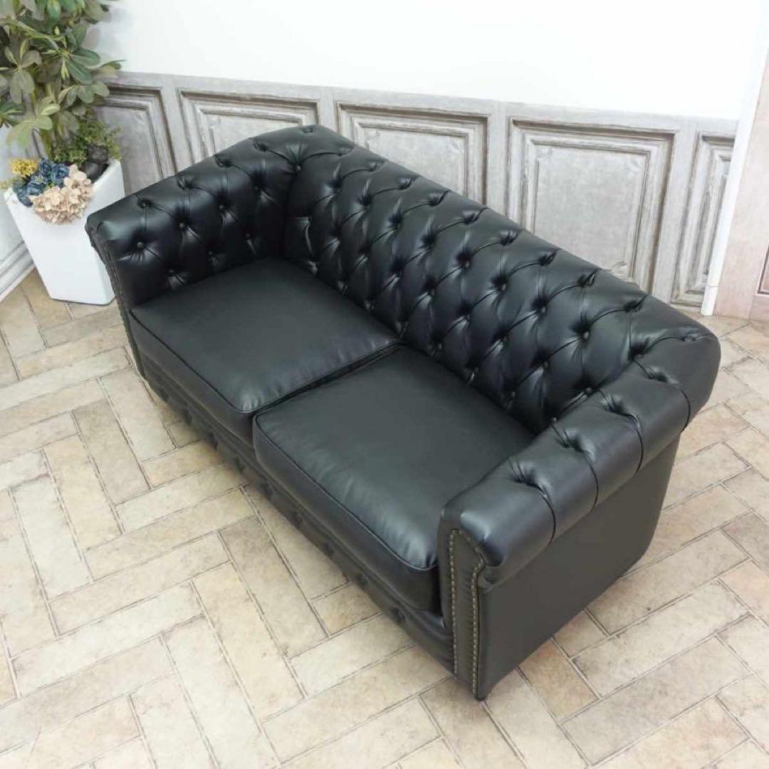 チェスターフィールド2人掛けソファ引取限定IKEAのソファ無料で差し上げます‼️ KIVIK シーヴィク 2人掛けソファ, ティッブレビ ベージュ/グレー - IKEA