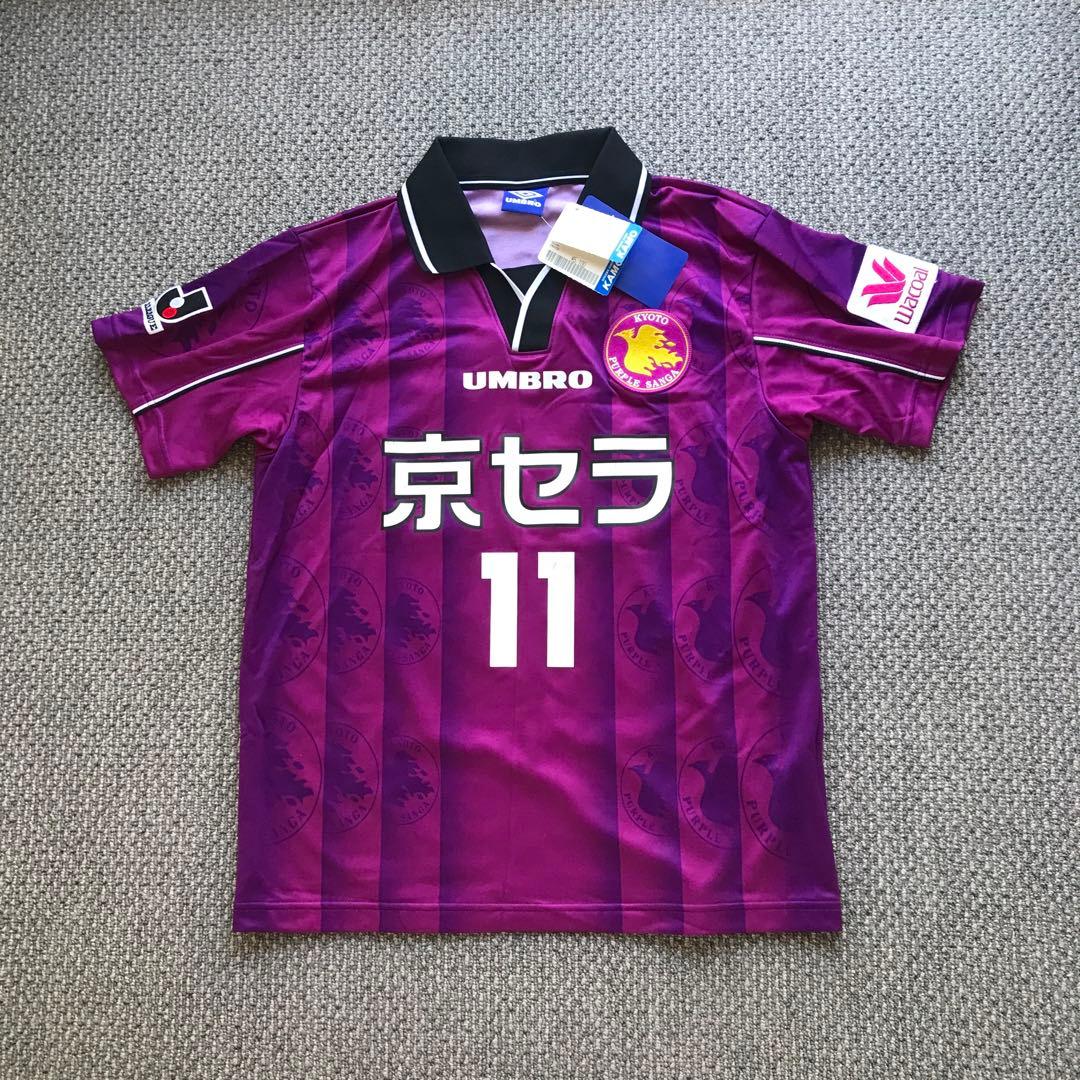 2000(H)京都パープルサンガ #11 三浦知良 ユニフォーム フルスポンサー