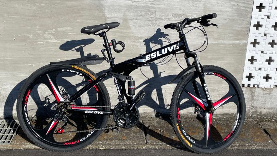 Esluveマウンテンバイク 26インチ 21段変速 MTB 自転車 - メルカリ