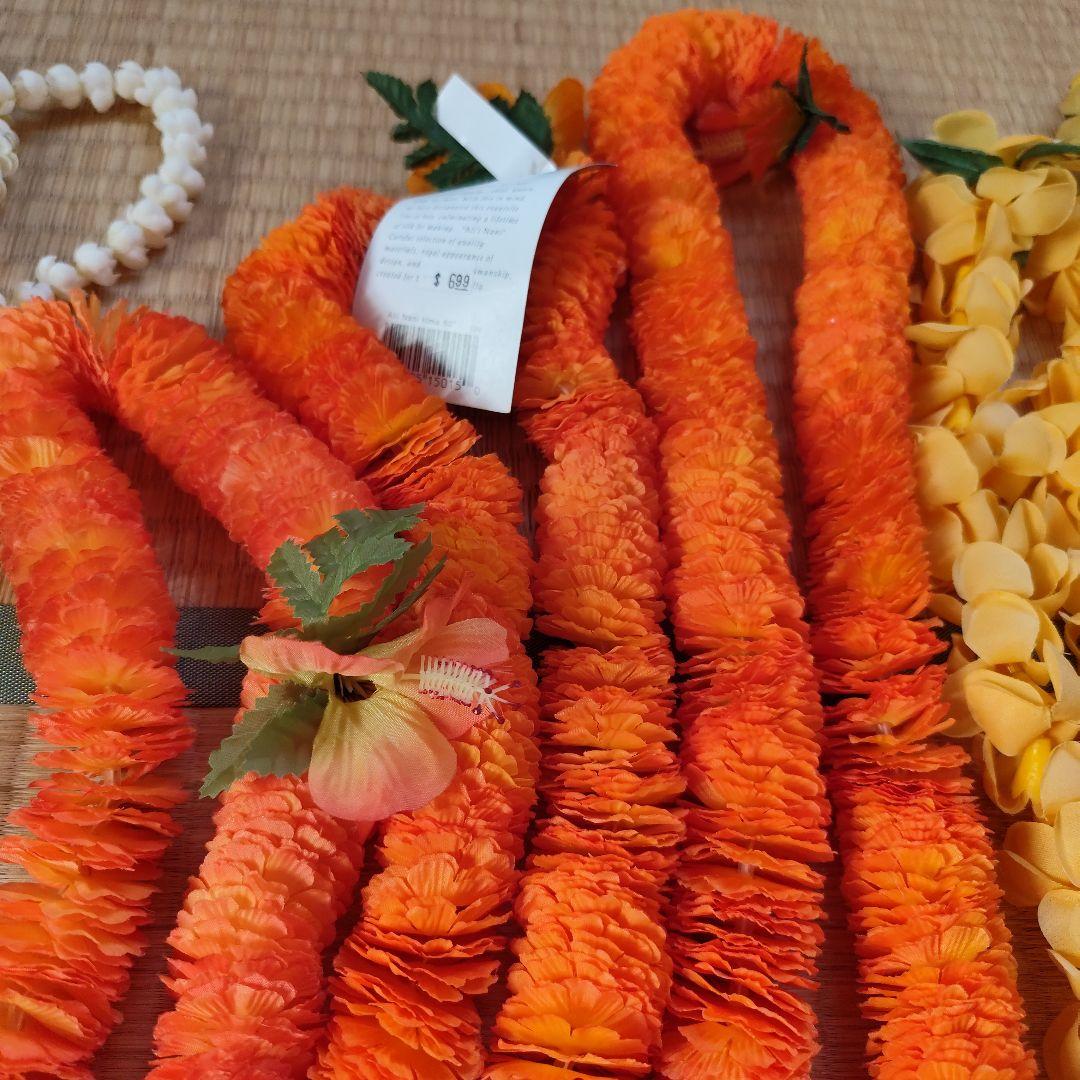 最終値下げ！フラダンス レイ 花冠 マウイポイボール ヘアアクセ