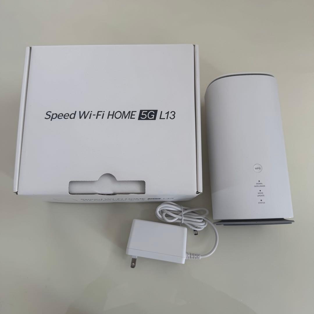 Speed Wi-Fi HOME 5G L13 無線LANルーター - メルカリ