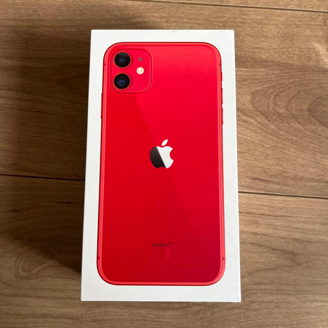 iPhone11 64GB RED ジャンク 本体 - メルカリ
