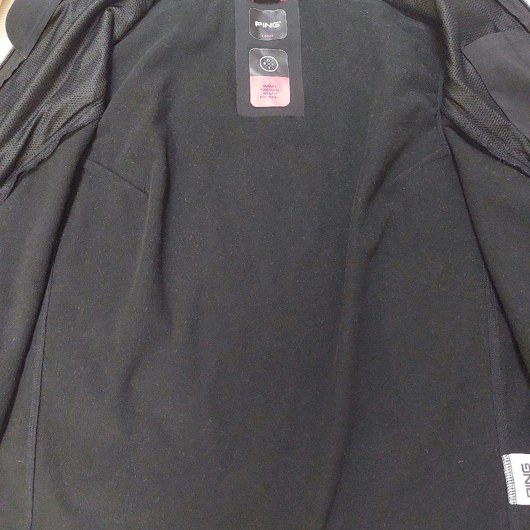 PING POLARTEC 裏起毛 薄手 ベスト ダブルジップ 黒 Lサイズ - メルカリ