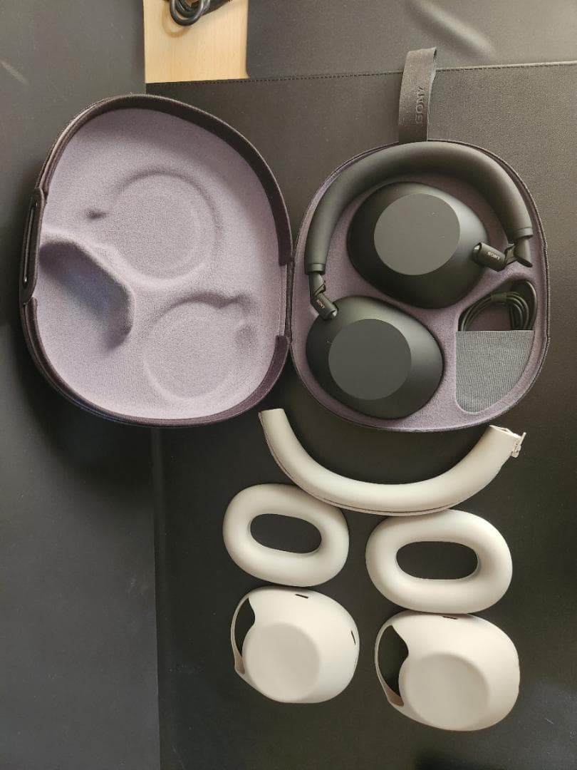 Sony WH-1000XM6 ワイヤレスヘッドホン(ブラック）カバー付き ブルートゥースヘッドホン ブラック WH-1000XM6 BM [オーバーヘッド型