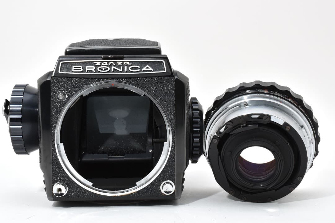 ゼンザ ブロニカ Zenza Bronica S2 ブラック 75mm 2821 - メルカリ