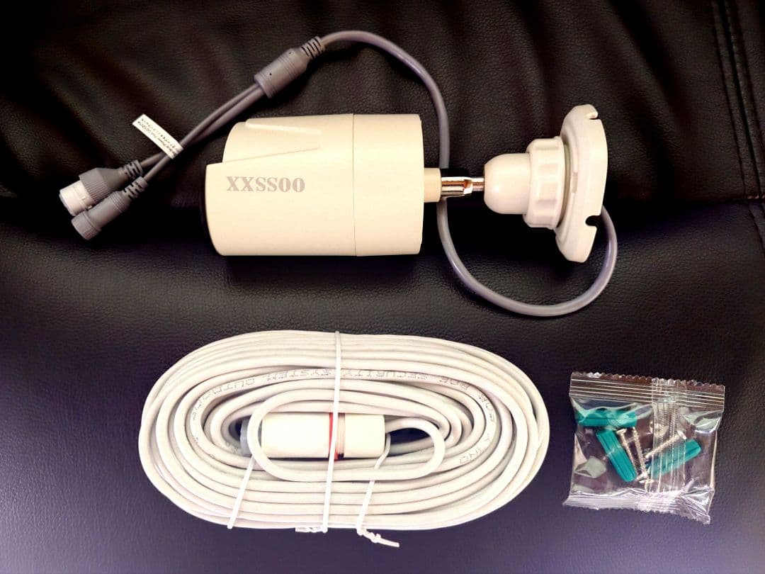 防犯カメラOOSSXX社製 500万画素 POE用LANケーブル付属 500万画素 POE防犯カメラセット 双方向通話 AI人体検知8台 遠隔操作 屋