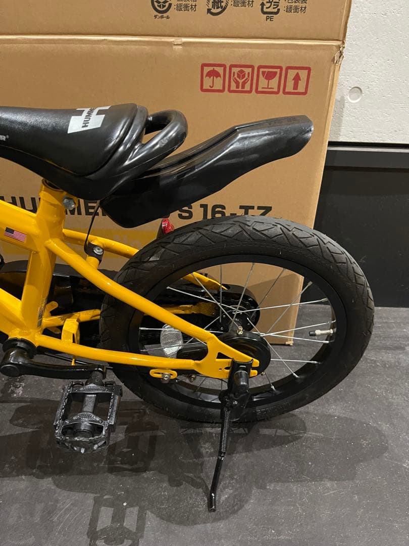 専用です。 HUMMER 子供 自転車 16インチ イエロー - メルカリ