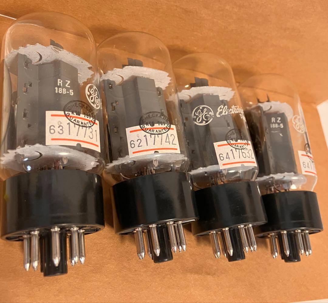 GE 7027A 真空管 4本 純正箱付 PAIRテストデータ記載 GE 7027A 真空管 4本 純正箱付 PAIRテストデータ記載 - メルカリ