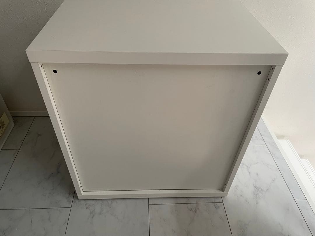 IKEA ベストー プッシュオープン引き出し2段キャビネット収納 子ども