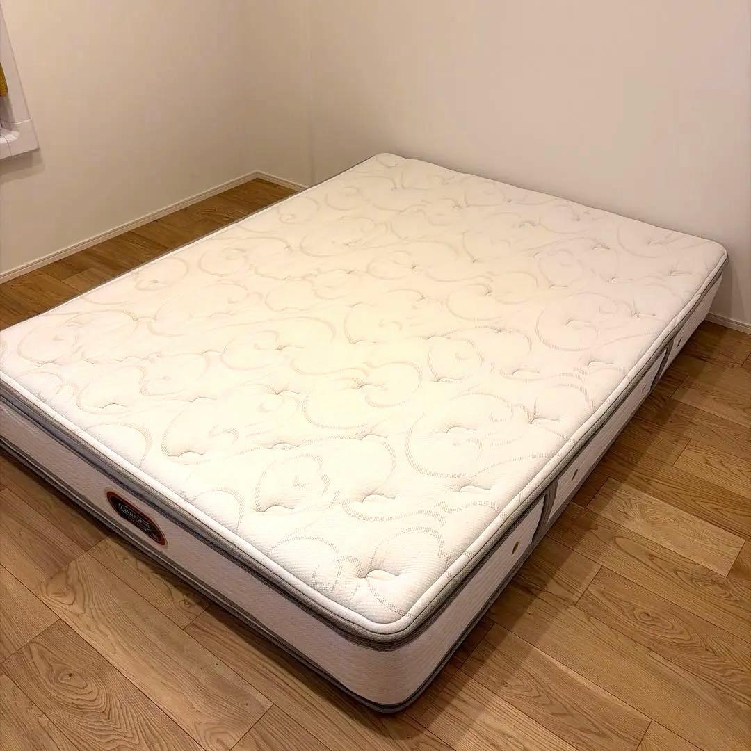 最終値引き！シモンズビューティーレスト プレミアム ゴールデンバリュー クイーン シモンズ ビューティレスト プレミアム ゴールデンバリュー ピロー