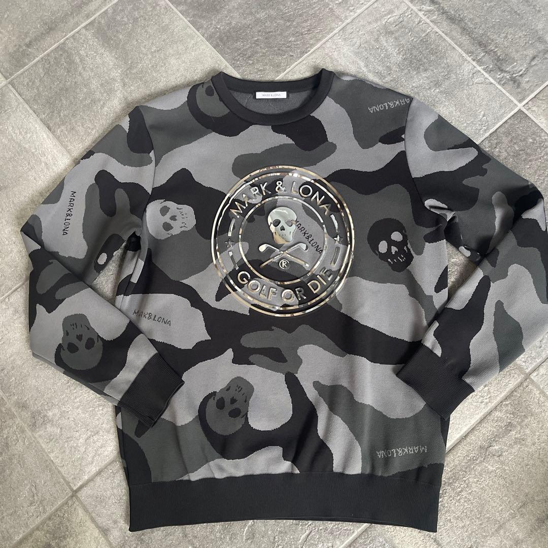 大人気モデル★完売品★マークアンドロナ カモフラ　セーター 送料無料 希少 正規品 マークアンドロナ MARK＆LONA ニット セーター
