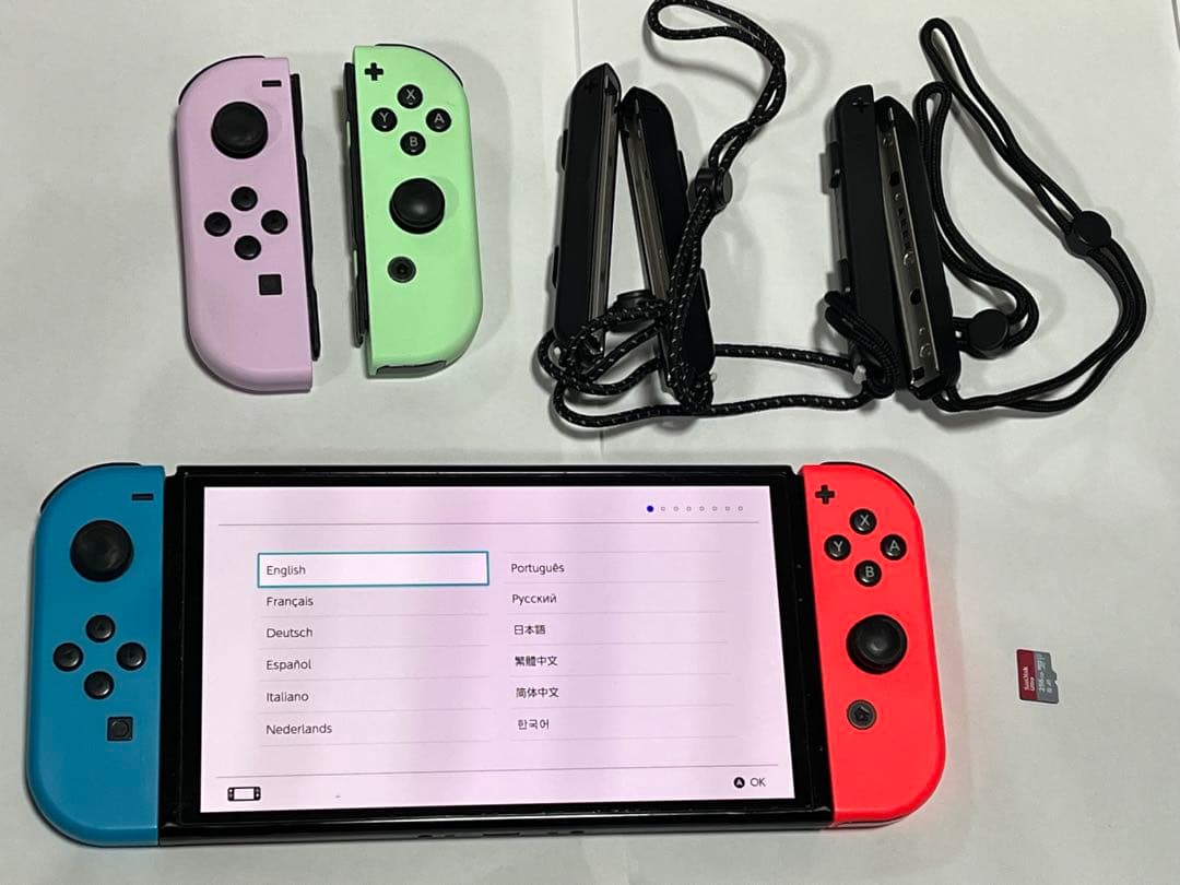【ジャンク品】Nintendo Switch 有機ELモデル ＋Joy-Con dショッピング |☆任天堂 Nintendo Switch 本体（有機ELモデル）【Joy