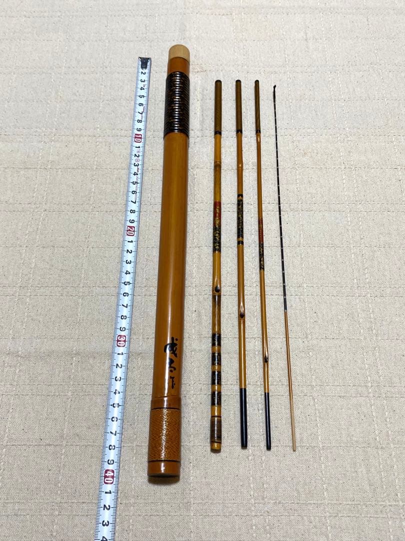 タナゴ竿 四本継 竹竿 和竿 鮒竿 - メルカリ
