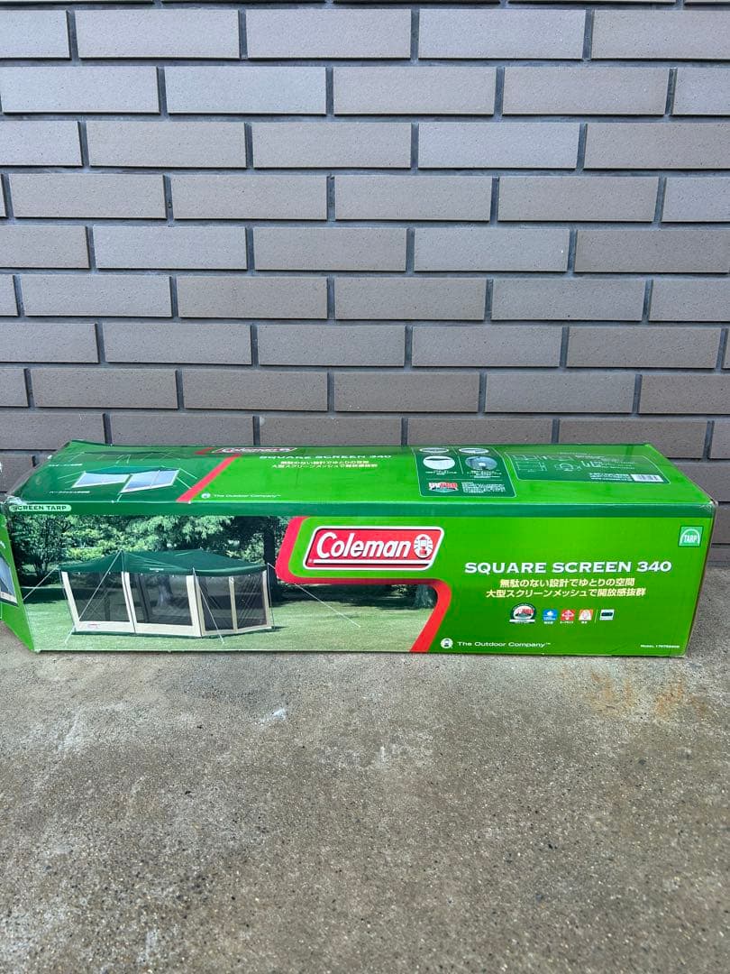 【未使用品】コールマン スクエアスクリーン340 Amazon | Coleman(コールマン) タープ スクエアスクリーン 340