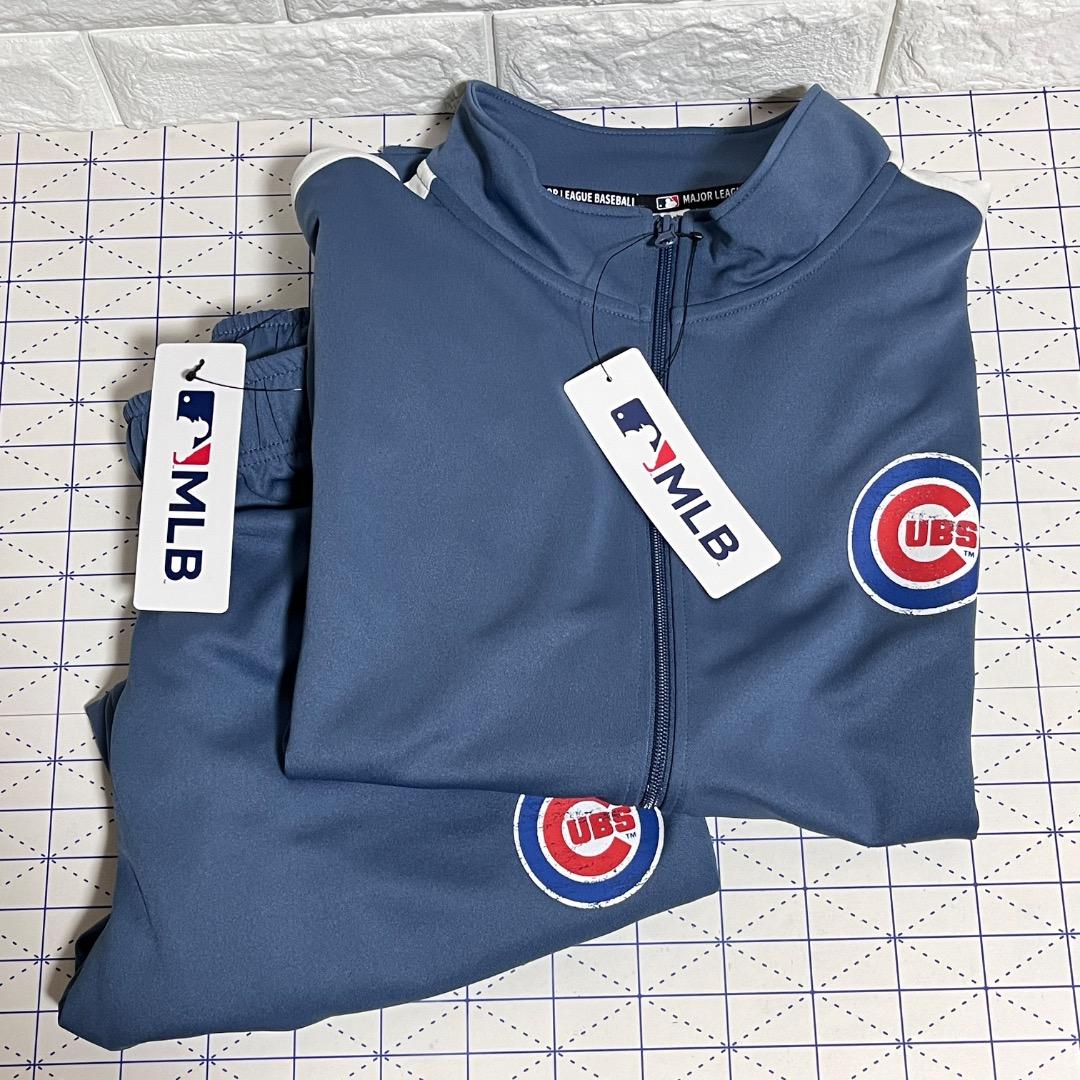 MLB カブス ジャケット ジャージ 上下セット XLサイズ タグ付き新品未