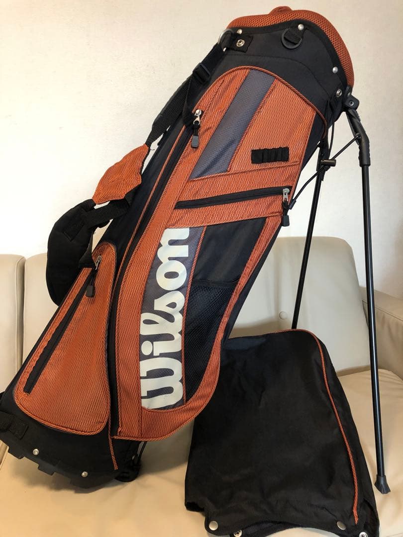 【送料込み】ウィルソン　Wilson スタンド式キャディバッグ　軽量ゴルフバッグ Wilson Staff（ウィルソンスタッフ） ウィルソン スタッフ ECO CARRY