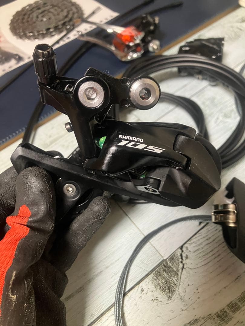 未使用 シマノ 105 r7000 クランク、スプロケなし - メルカリ