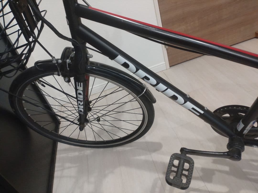 引取歓迎used あさひドライドR246-Jブラック24インチ仏式バルブ空気入付