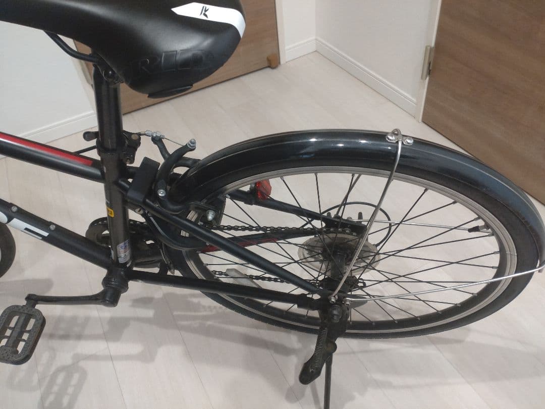 引取歓迎used あさひドライドR246-Jブラック24インチ仏式バルブ空気入付