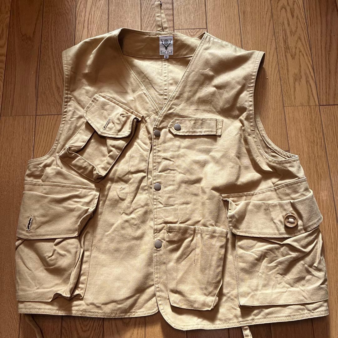 サウス2 ウエスト8 フィッシングベスト　Mサイズ 日本製 South2 West8 (サウスツーウエストエイト) Tenkara Vest - Wax Coating